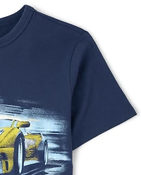 Boys Racecar Graphic Tee