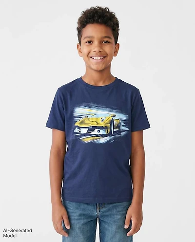 Boys Racecar Graphic Tee