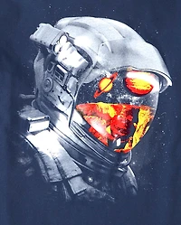 Boys Space Helmet Graphic Tee