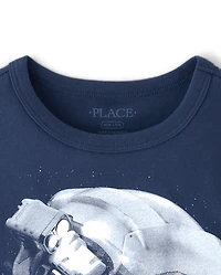 Boys Space Helmet Graphic Tee