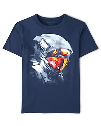 Boys Space Helmet Graphic Tee