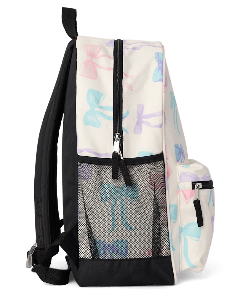 Girls Bow Backpack