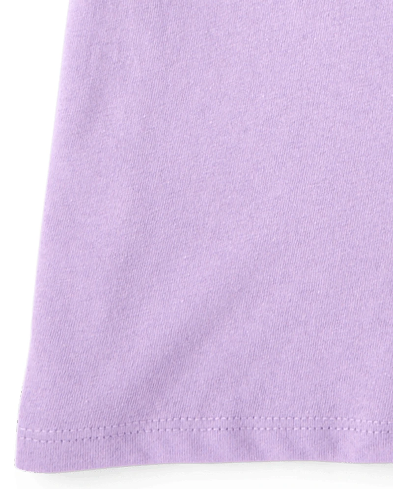Girls Pawsitive Vibes Graphic Tee