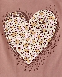 Girls Heart Graphic Tee