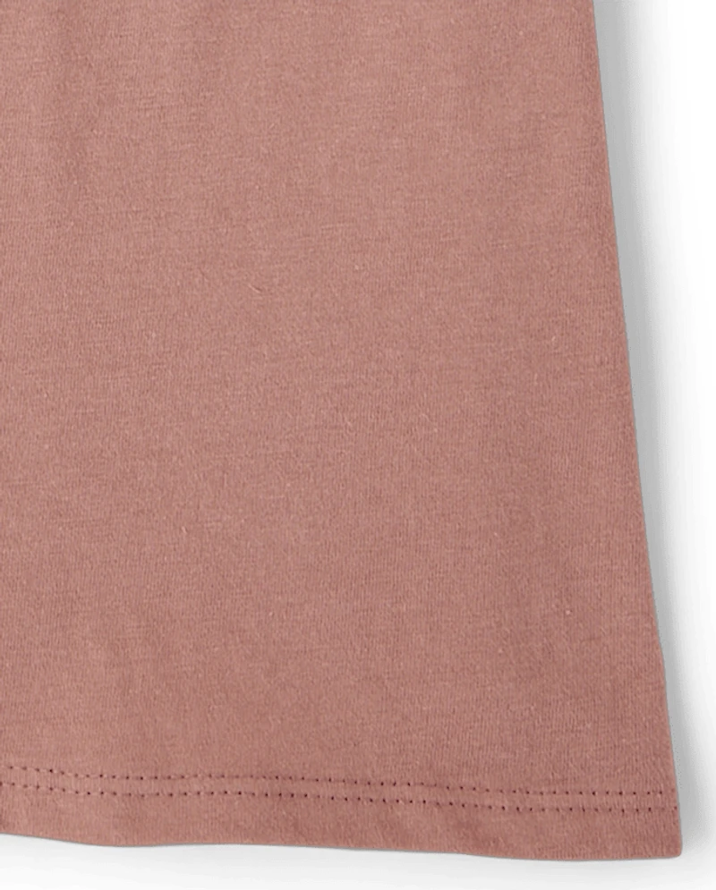 T-shirt graphique cœur pour filles