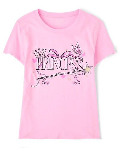 Girls Princess Graphic Tee