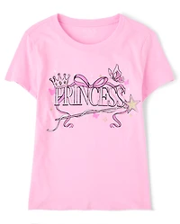 Girls Princess Graphic Tee