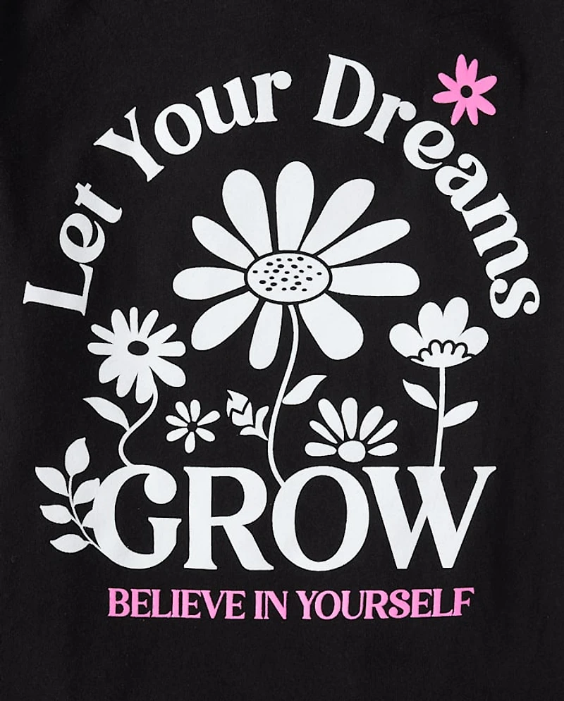 Girls Let Your Dreams Grow Graphic Tee