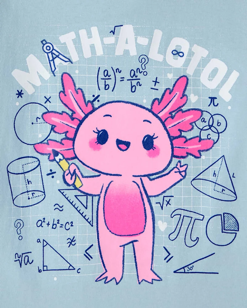 Girls School Math-A-Lotl Graphic Tee