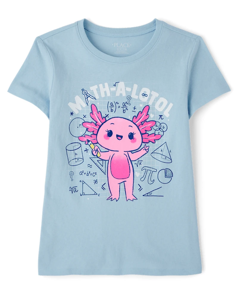Girls School Math-A-Lotl Graphic Tee