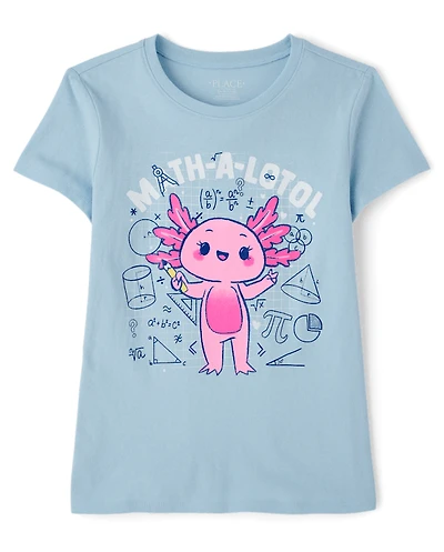 Girls School Math-A-Lotl Graphic Tee
