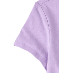T-shirt graphique à tête de chat pour filles