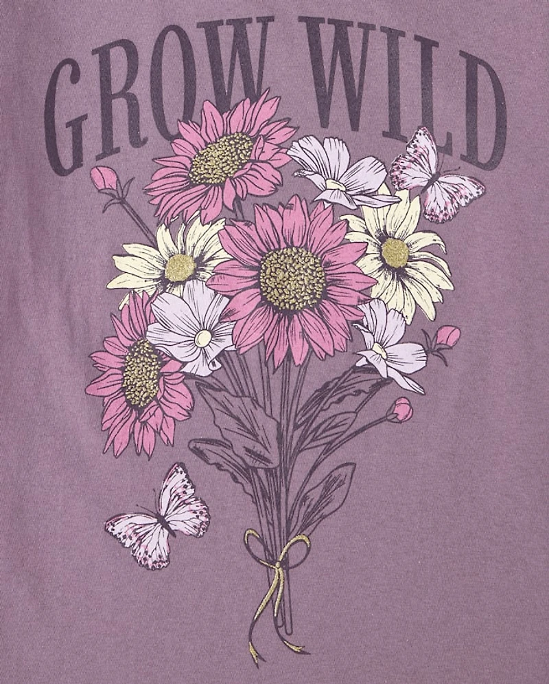Girls Positive Graphic Tee 5-Pack