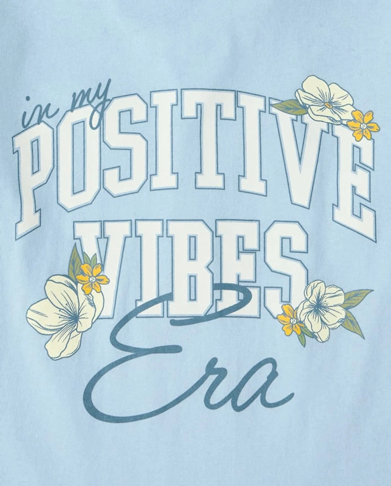 Girls Positive Graphic Tee 5-Pack