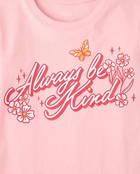 Girls Positive Graphic Tee 5-Pack