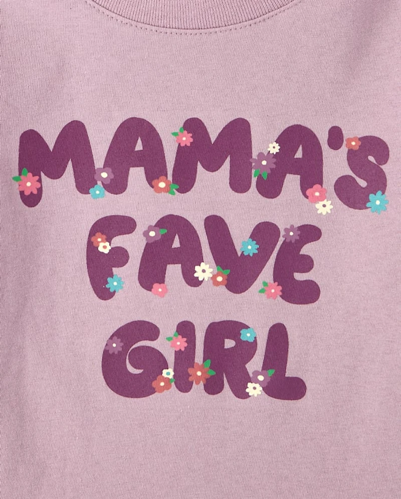 Baby And Toddler Girls Mama's Girl Graphic Tee