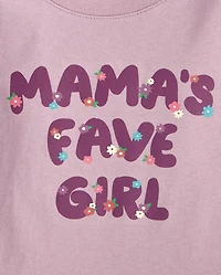 Baby And Toddler Girls Mama's Girl Graphic Tee