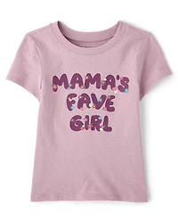 Baby And Toddler Girls Mama's Girl Graphic Tee
