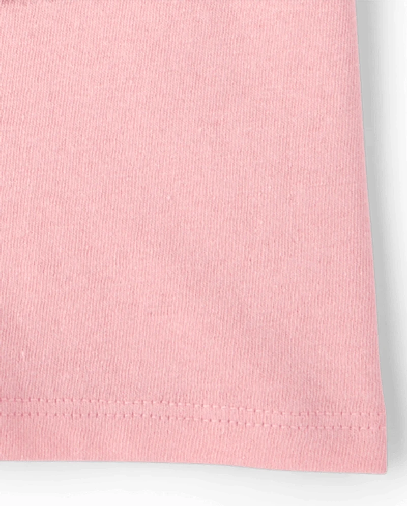 T-shirt à motif hibou pour bébés et petites filles