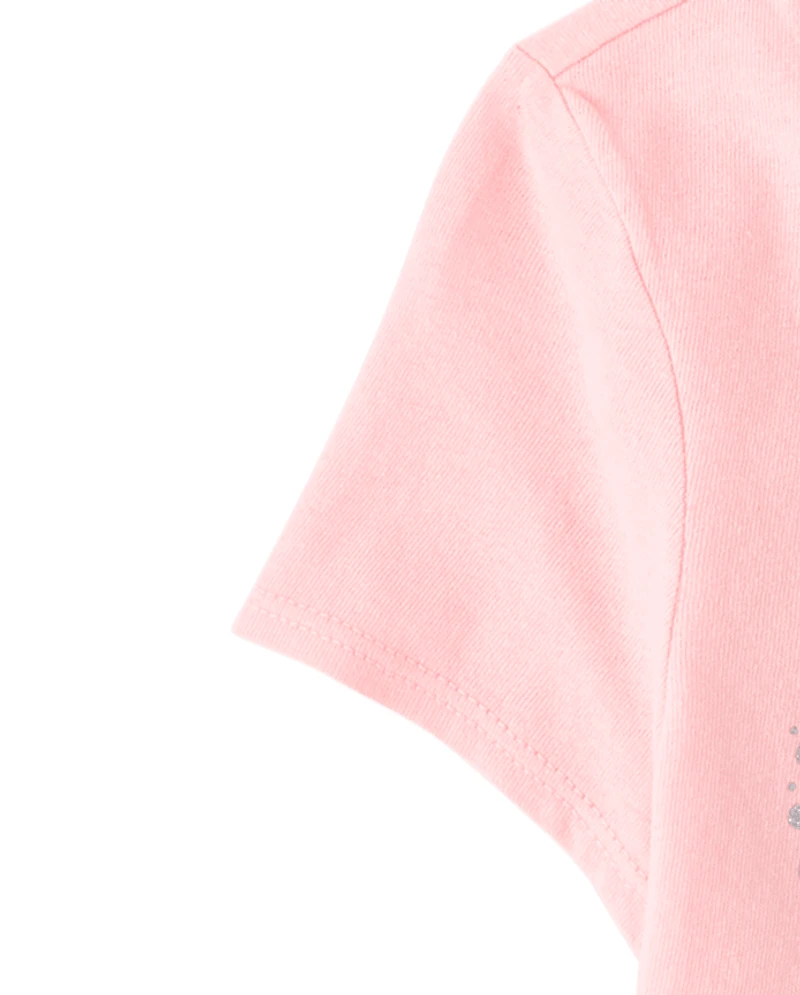 Baby And Toddler Girls Princess Graphic Tee