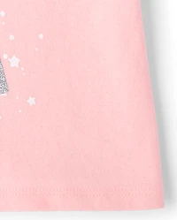 Baby And Toddler Girls Princess Graphic Tee