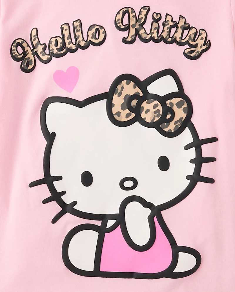 Girls Hello Kitty® Puff Print Graphic Tee