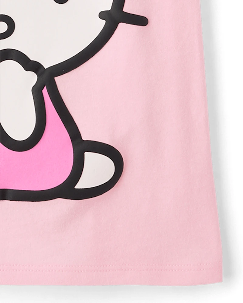 Girls Hello Kitty® Puff Print Graphic Tee