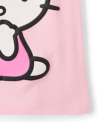 Girls Hello Kitty® Puff Print Graphic Tee