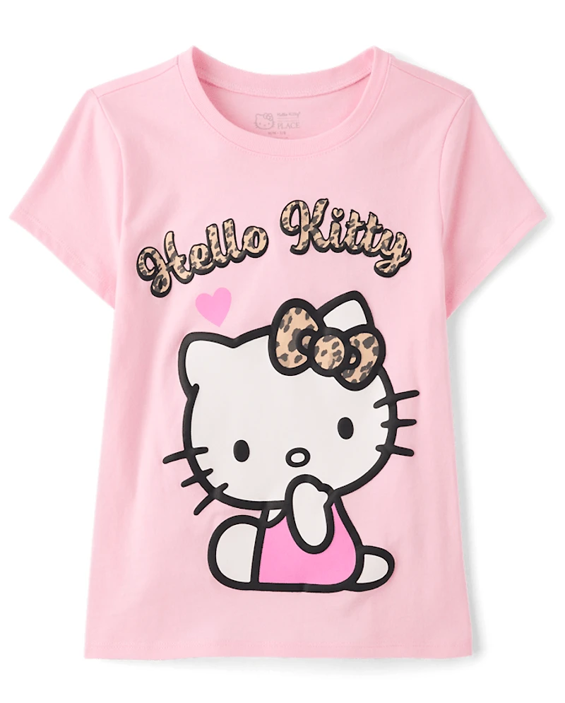 Girls Hello Kitty® Puff Print Graphic Tee