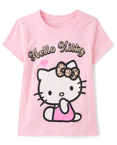 Girls Hello Kitty® Puff Print Graphic Tee