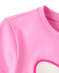 Girls Hello Kitty® Glow Halloween Graphic Tee