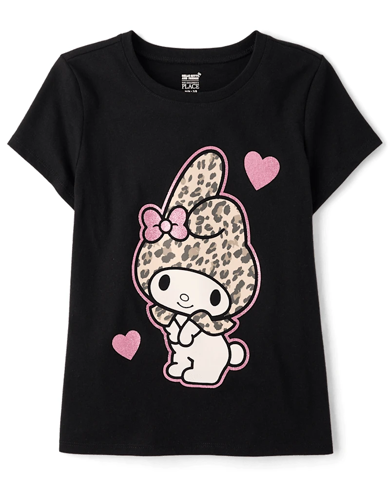 Girls My Melody™ Glitter Graphic Tee