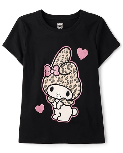 Girls My Melody™ Glitter Graphic Tee