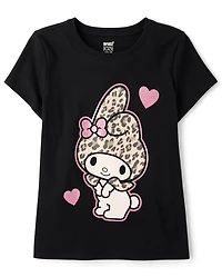 Girls My Melody™ Glitter Graphic Tee