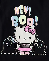 Girls Hello Kitty® Holographic Halloween Graphic Tee