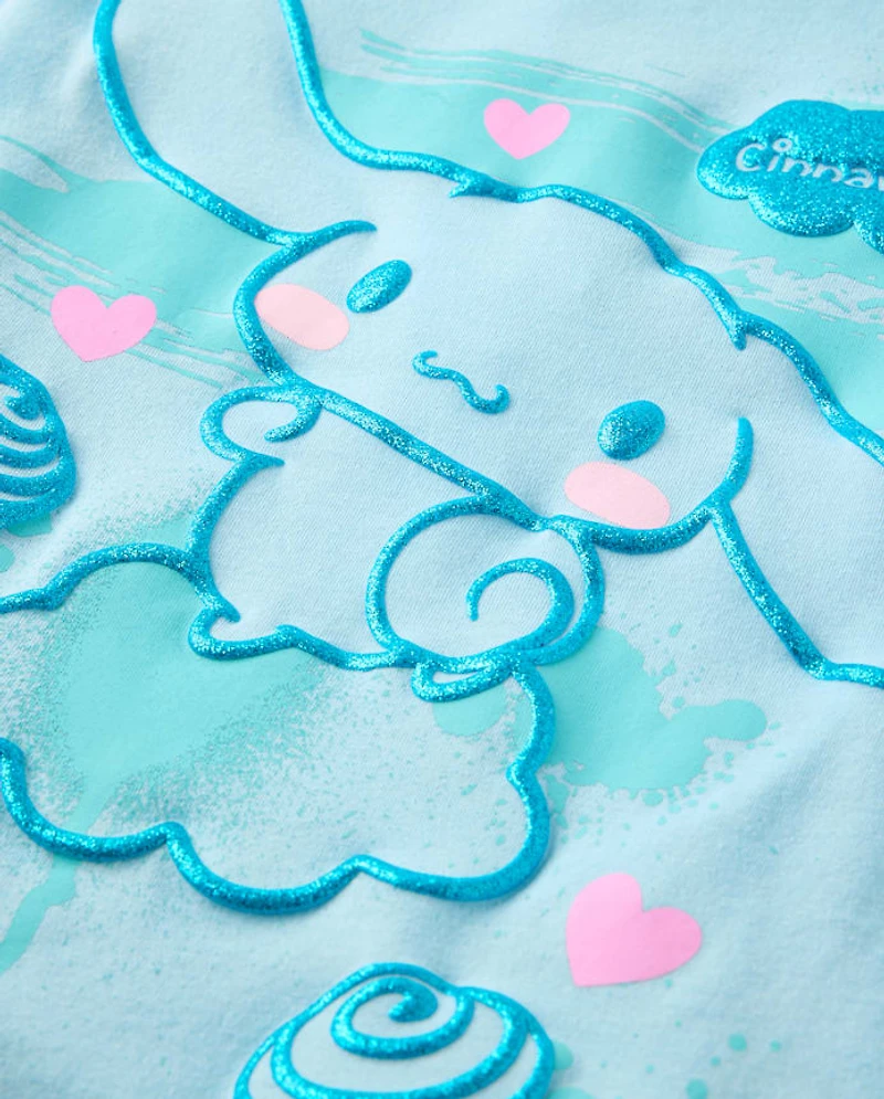 Girls Cinnamoroll™ Glitter Puff Print Graphic Tee