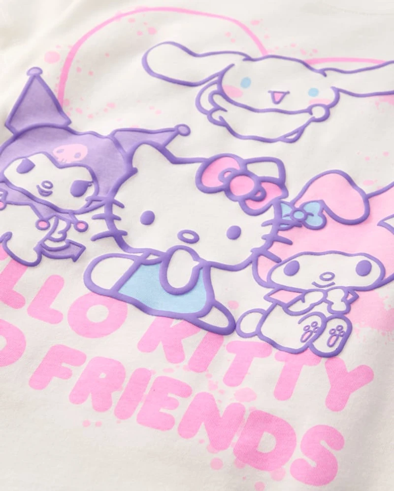 Girls Hello Kitty® And Friends Puff Print Graphic Tee