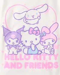 Girls Hello Kitty® And Friends Puff Print Graphic Tee