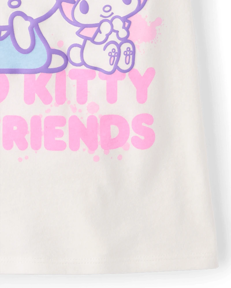 Girls Hello Kitty® And Friends Puff Print Graphic Tee