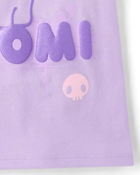 Girls Kuromi™ Metallic Puff Print Graphic Tee