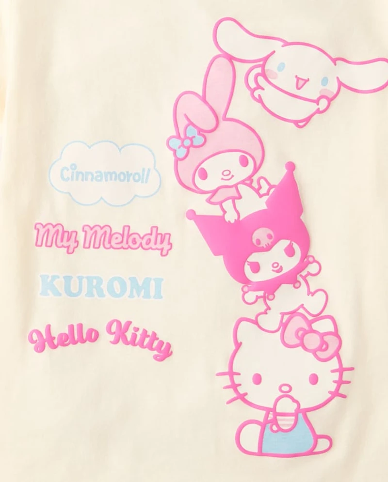 Girls Hello Kitty® And Friends Puff Print Graphic Tee