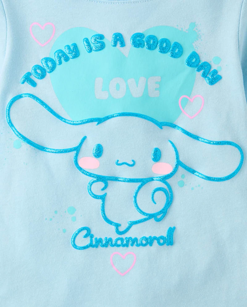 Toddler Girls Cinnamoroll™ Glitter Puff Print Graphic Tee