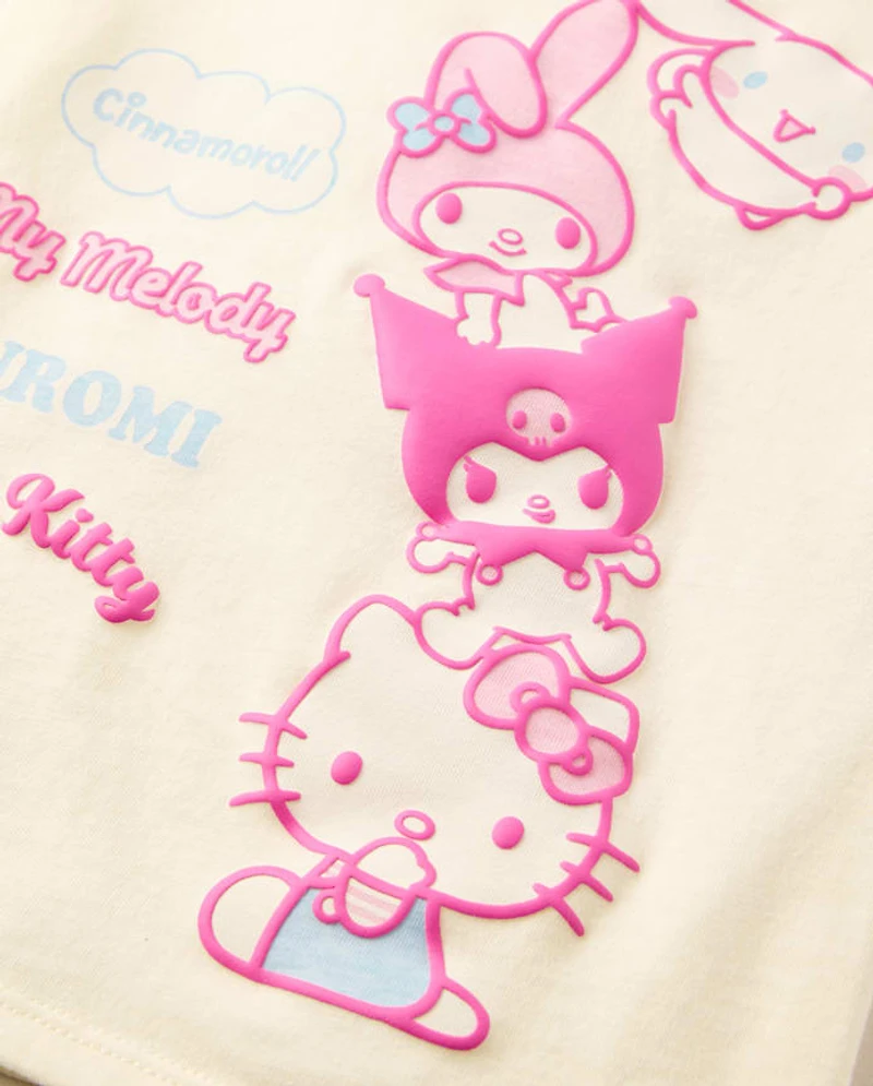 Toddler Girls Hello Kitty® And Friends Puff Print Graphic Tee