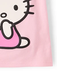 Toddler Girls Hello Kitty® Puff Print Leopard Graphic Tee