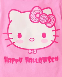 Toddler Girls Hello Kitty® Glow Halloween Graphic Tee