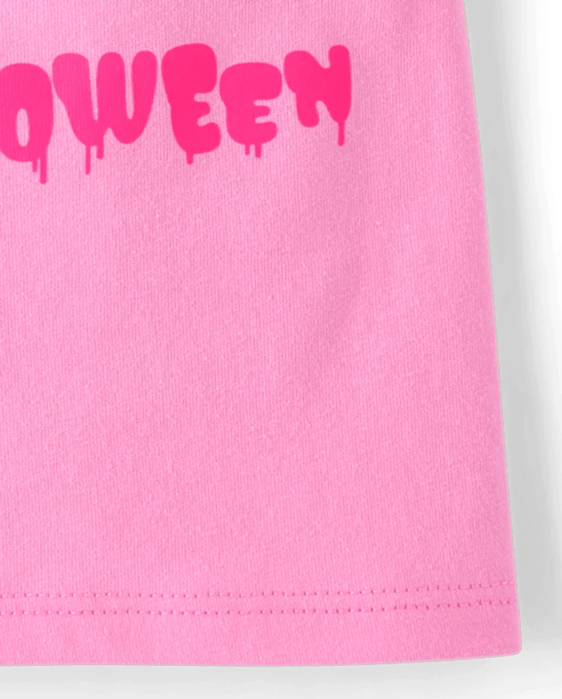 Toddler Girls Hello Kitty® Glow Halloween Graphic Tee