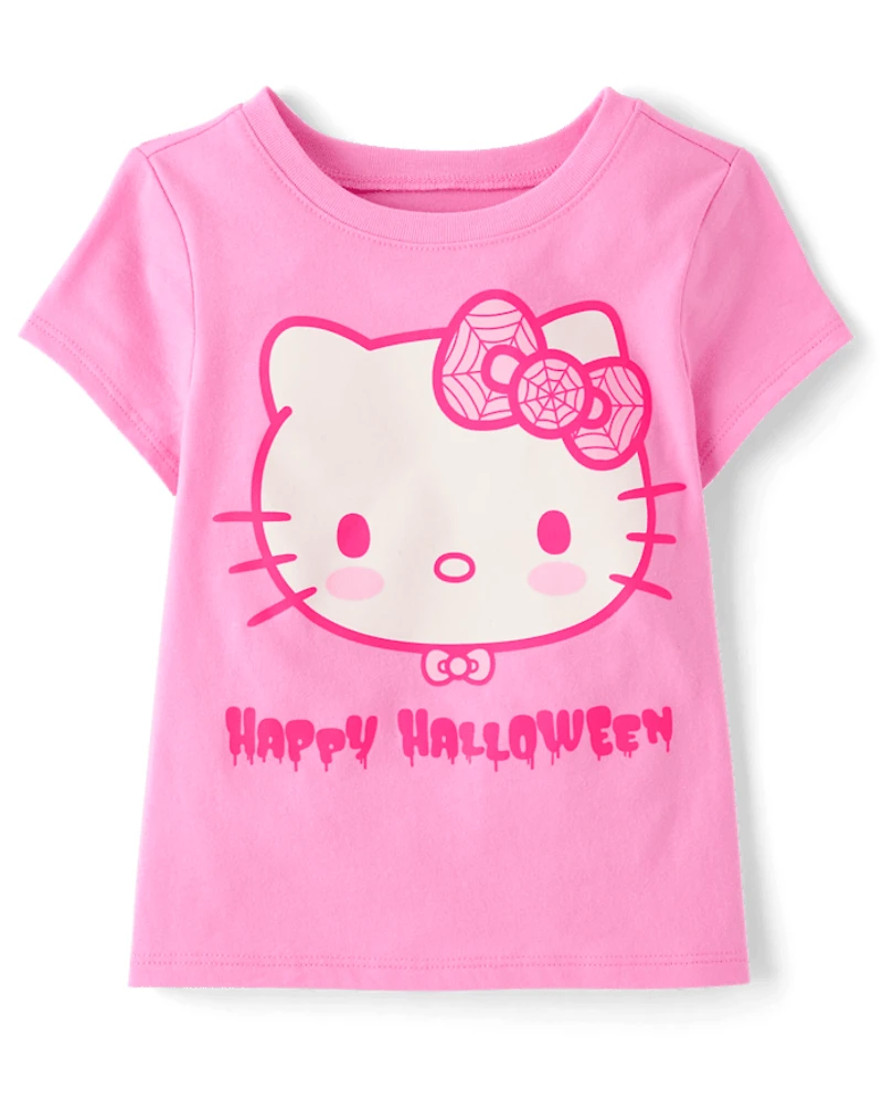 Toddler Girls Hello Kitty® Glow Halloween Graphic Tee