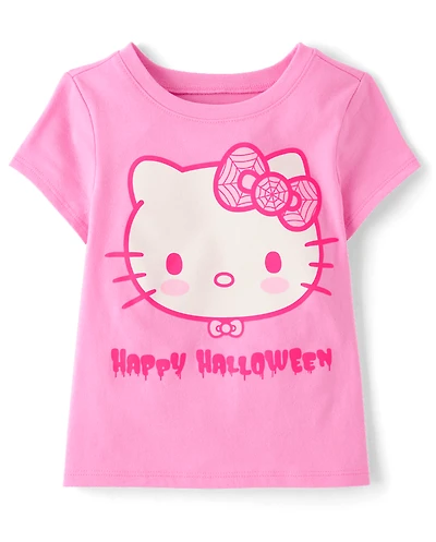 Toddler Girls Hello Kitty® Glow Halloween Graphic Tee
