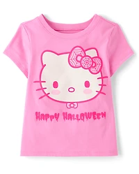 Toddler Girls Hello Kitty® Glow Halloween Graphic Tee