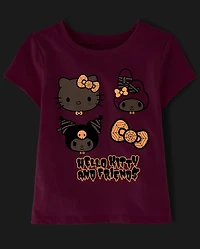 Toddler Girls Hello Kitty® And Friends Glow Halloween Graphic Tee